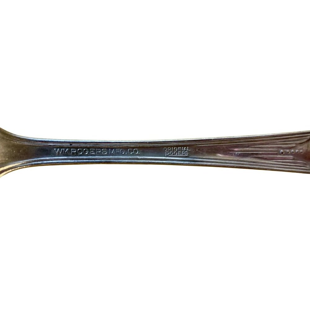 WM Rogers Original Rogers Silver Plated Tomato Server Laurel 1934 Shabby Cottage - Picture 4 of 4